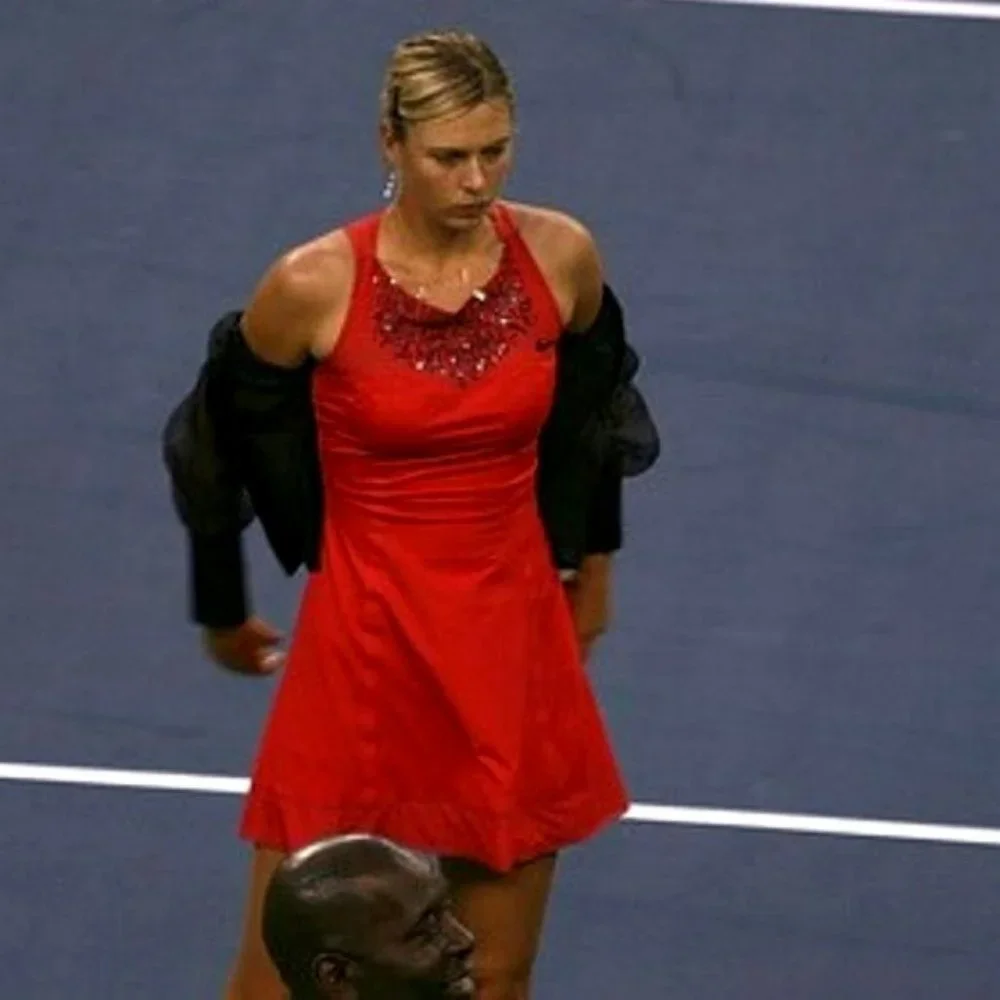 Nwt Nike Stunning Maria Sharapova Red Tennis Dress w/ Bra XS